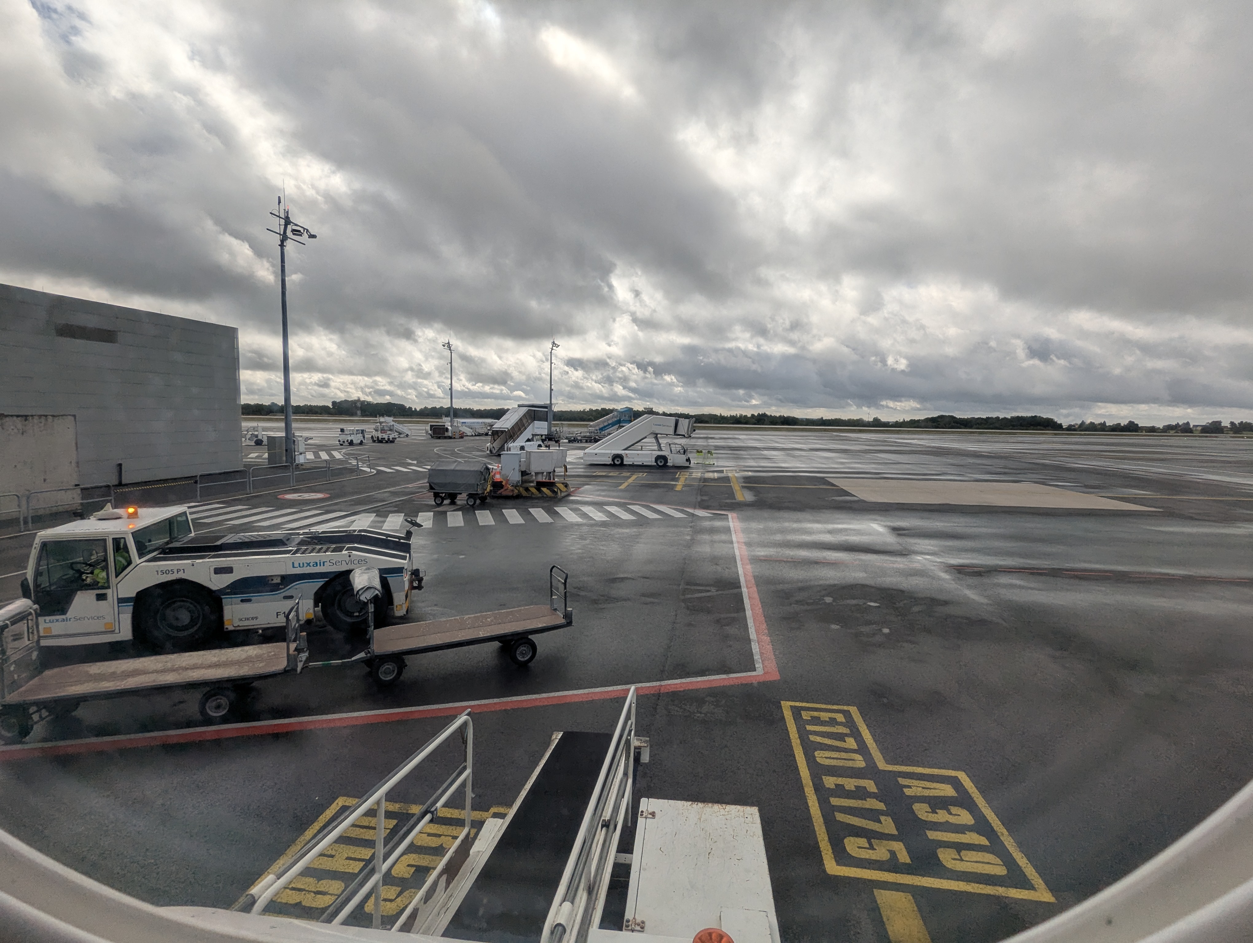Luxembourg, Denmark, airport